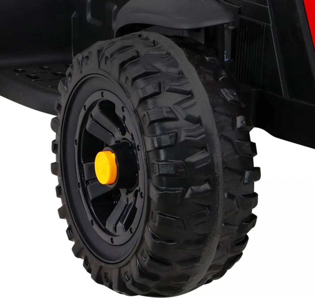 Ramiz Titánový traktor s prívesom Červený