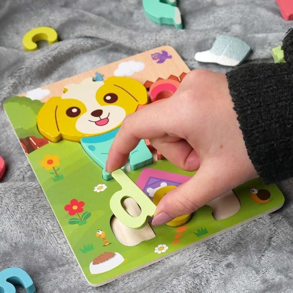 DAALO Anglické puzzle pro nejmenší - pejsek - AKCE!