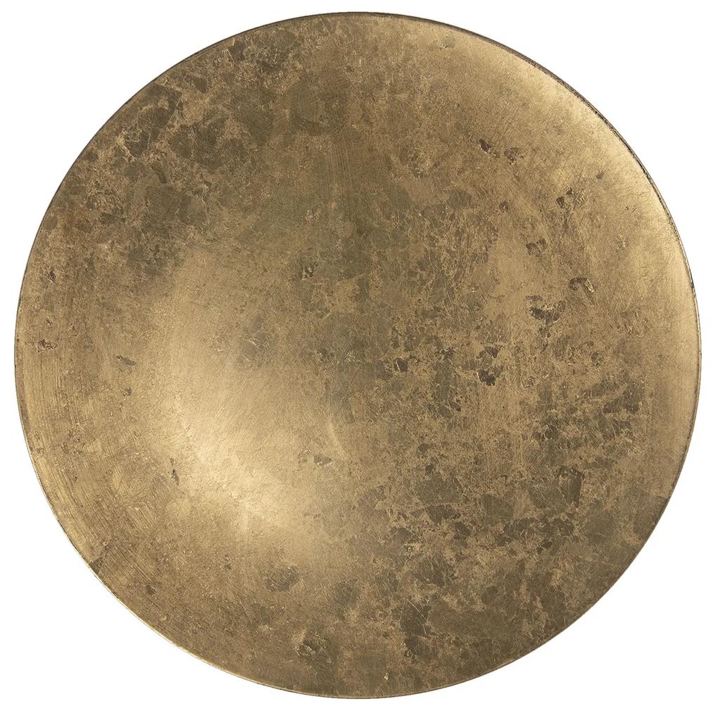 Zlatý melanínové tanier / podnos s patinou - Ø 33 cm