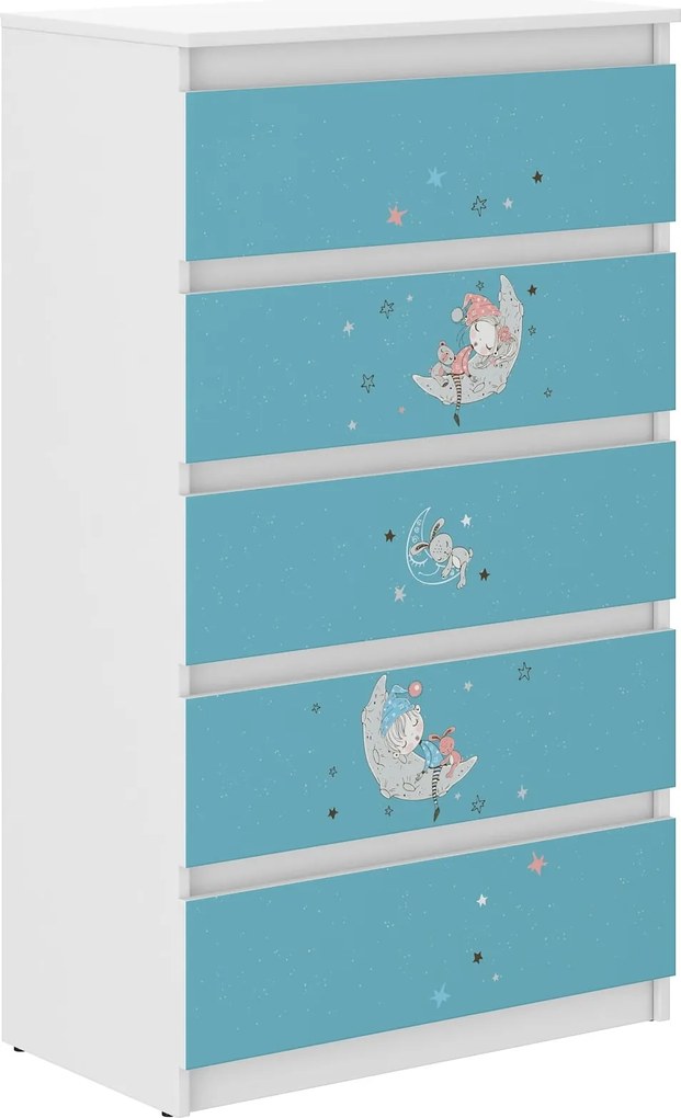 Wooden Toys Detská komoda R-5 ŚPIOCH