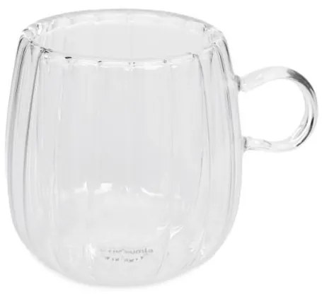 Sada dvoch pohárov CEMBRA GROOVE priesvitné 732577 250 ml (2 ks)