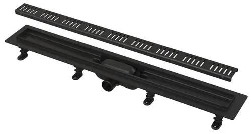 Alca APZ10BLACK Simple sprchový žľab 85 cm čierna mat APZ10BLACK-850M