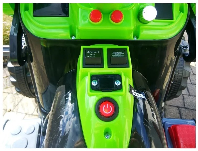 LEAN TOYS ELEKTRICKÝ TRAKTOR S NABERAČKOU ZELENÝ - MOTOR - 2x45W - BATÉRIA 2x6V7Ah - 2022