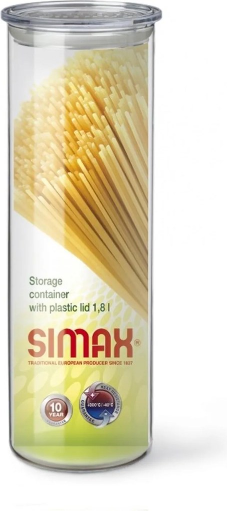 Simax Sklenená dóza s tesniacim viečkom 1,8 l