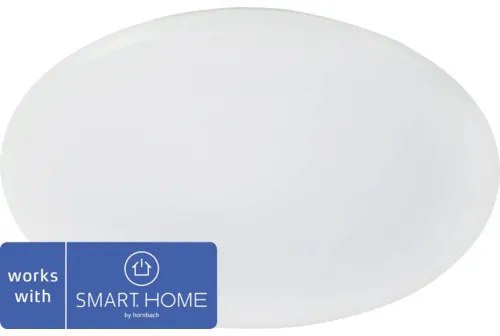 LED stropné svietidlo Eglo Crosslink 4,8 W 2160lm 2700-6500K biele stmievateľné - kompatibilné so SMART HOME by hornbach