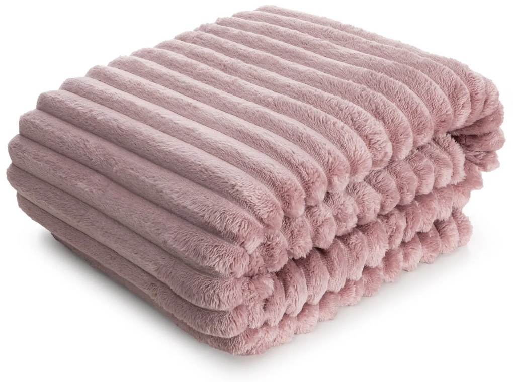 DEKA Z MIKROFLANELU SOFT 170X210 CM PÚDROVÁ
