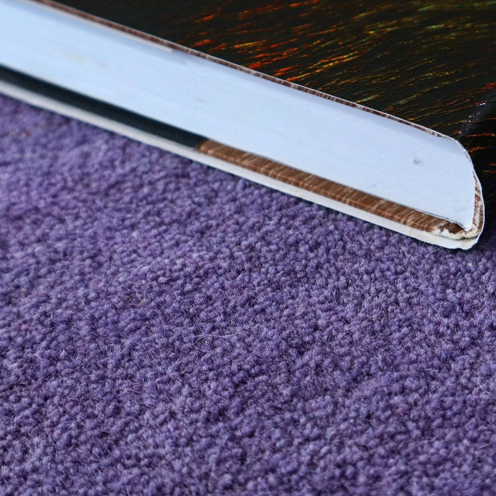 Ručne všívaný kusový koberec Asra wool fialová, 60x110, fialová, obývacia izba, Asra