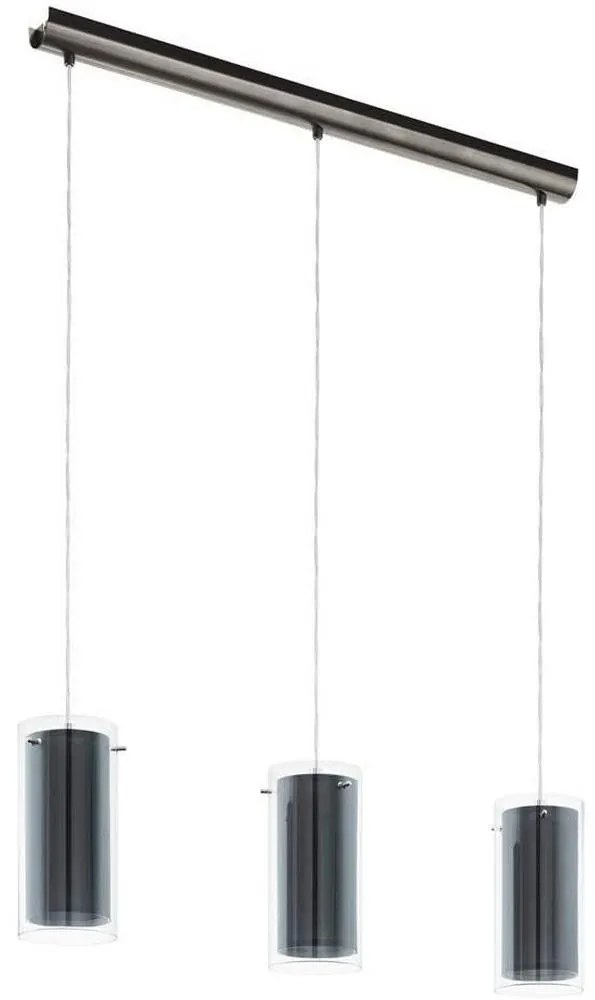 Eglo 99286 - Luster na lanku PINTO TEXTIL 3xE27/16W/230V