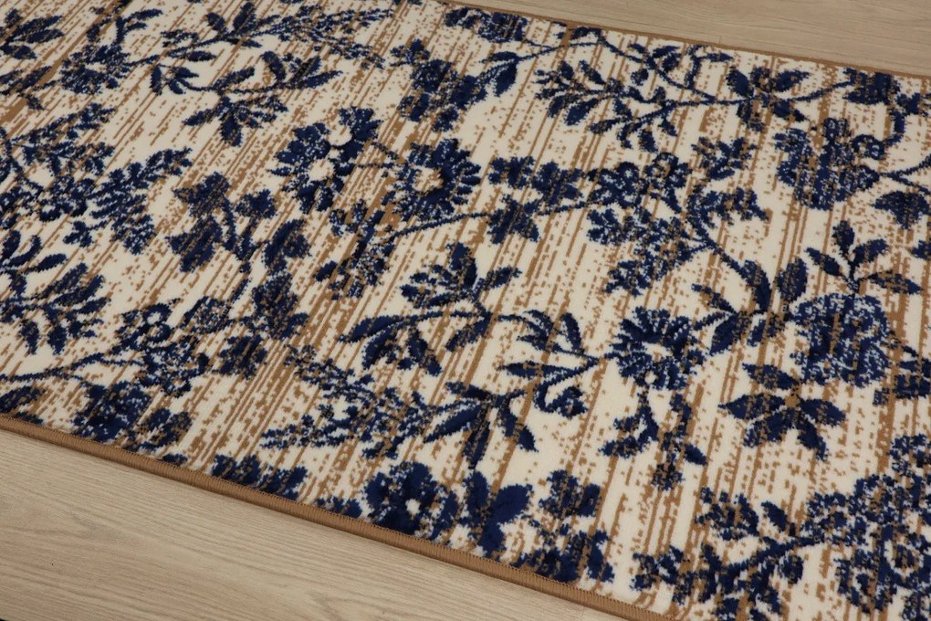 Alfa Carpets, TRHÁK: Kusový koberec Flowers beige, 190x280, béžová, obývacia izba
