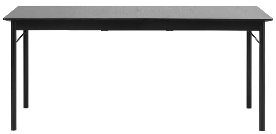 Čierny jedálenský stôl 95x180 cm Savona – Unique Furniture