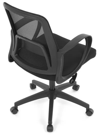 Autronic BONTEC Kancelárska stolička, hojdací mechanizmus, čierna sieťovina, KA-S3015 BK Farba: Šedá