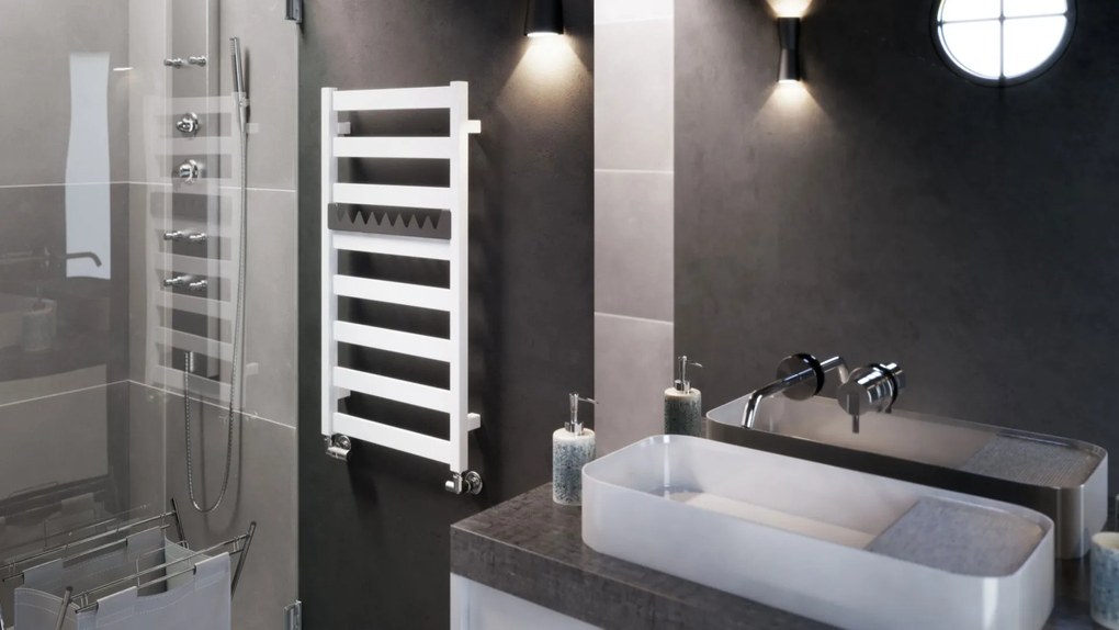 Terma Vivo 1630x600 vodný/elektrický radiátor White Matt ZS