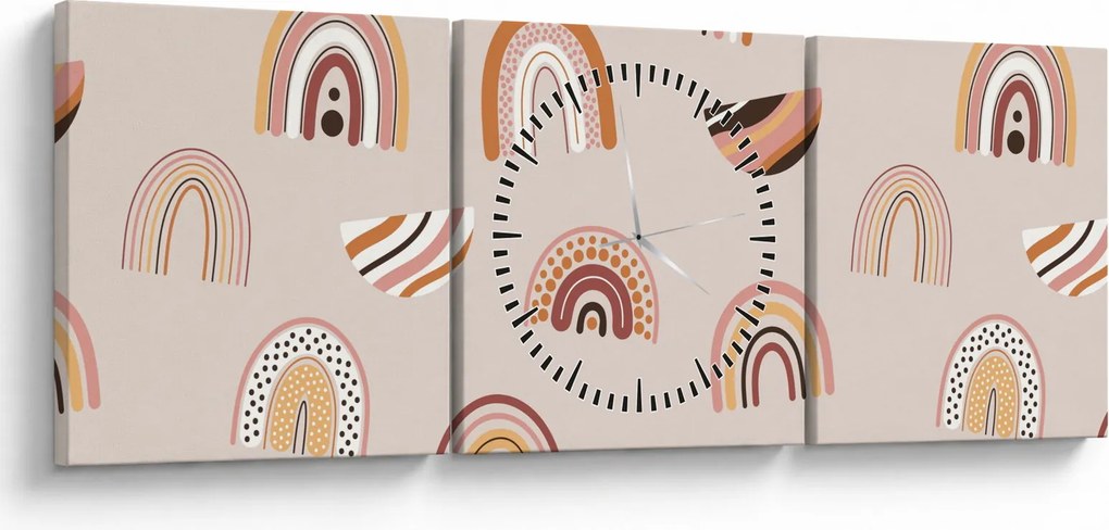 Obraz - Dream creations N⁰1 (s hodinami) (90x30 cm)