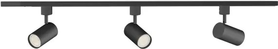 Philips - Bodové svietidlo v lištovom systéme EASYLINK 3xGU10/7W/230V 1m čierne
