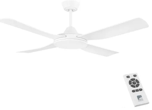 Eglo 35088 - Stropný ventilátor BONDI 52W/230V + DO biela
