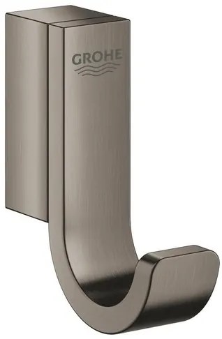 Háčik GROHE Selection kartáčovaný Hard Graphite G41039AL0, 1 ks