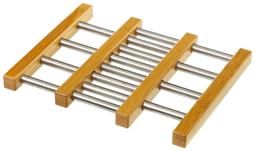 Nastavitelná podložka z bambusu a ocele pod horúci riad Casa Selección