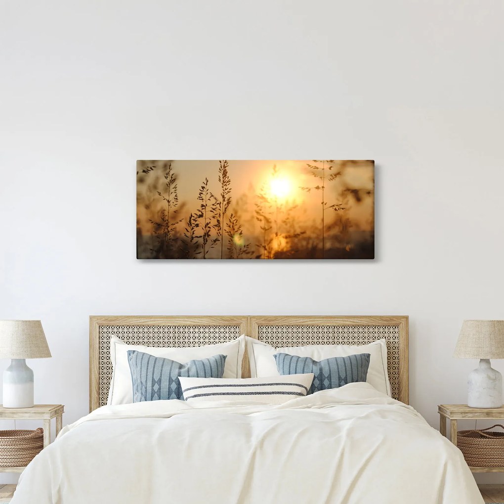 Obraz východu slnka (120x50 cm)
