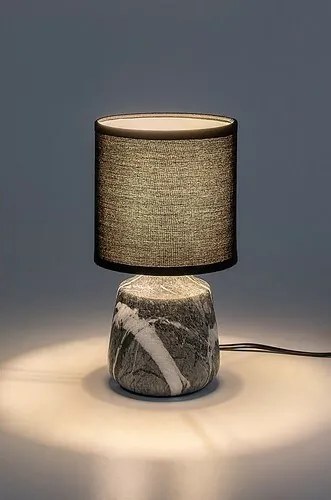 Rabalux 74066 stolná lampa Nalisa, valcovitá, čierna