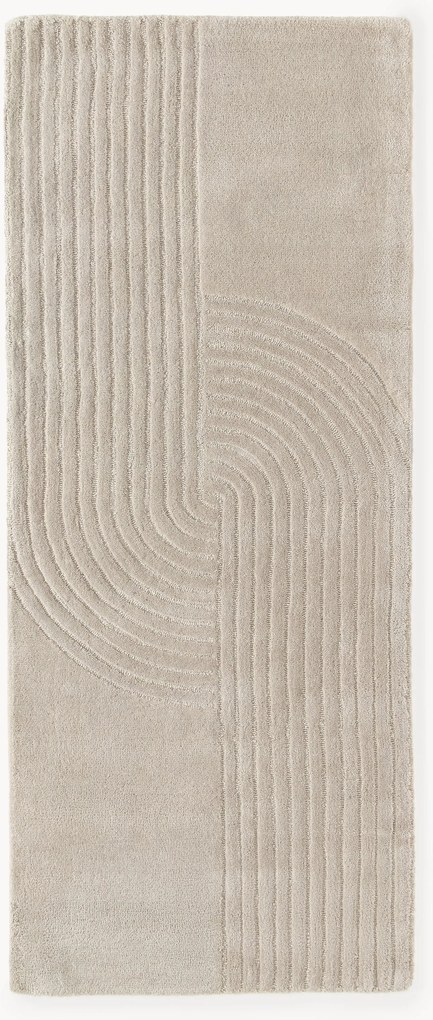 Ručne tuftovaný vlnený behúň Mason