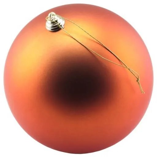 DECOLED Plastová koule, pr. 30 cm, měděná, matná, UV