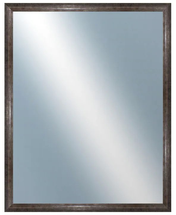 DANTIK - Zrkadlo v rámu, rozmer s rámom 80x100 cm z lišty NEVIS šedá (3053)