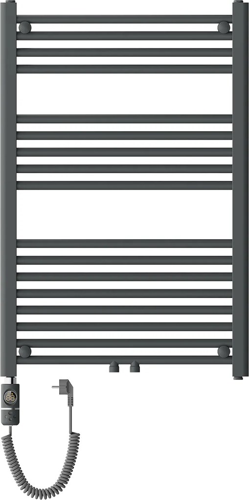 Mexen Mars, elektrické vykurovacie teleso 900 x 600 mm, 600 W, antracitová, W110-0900-600-2600-66