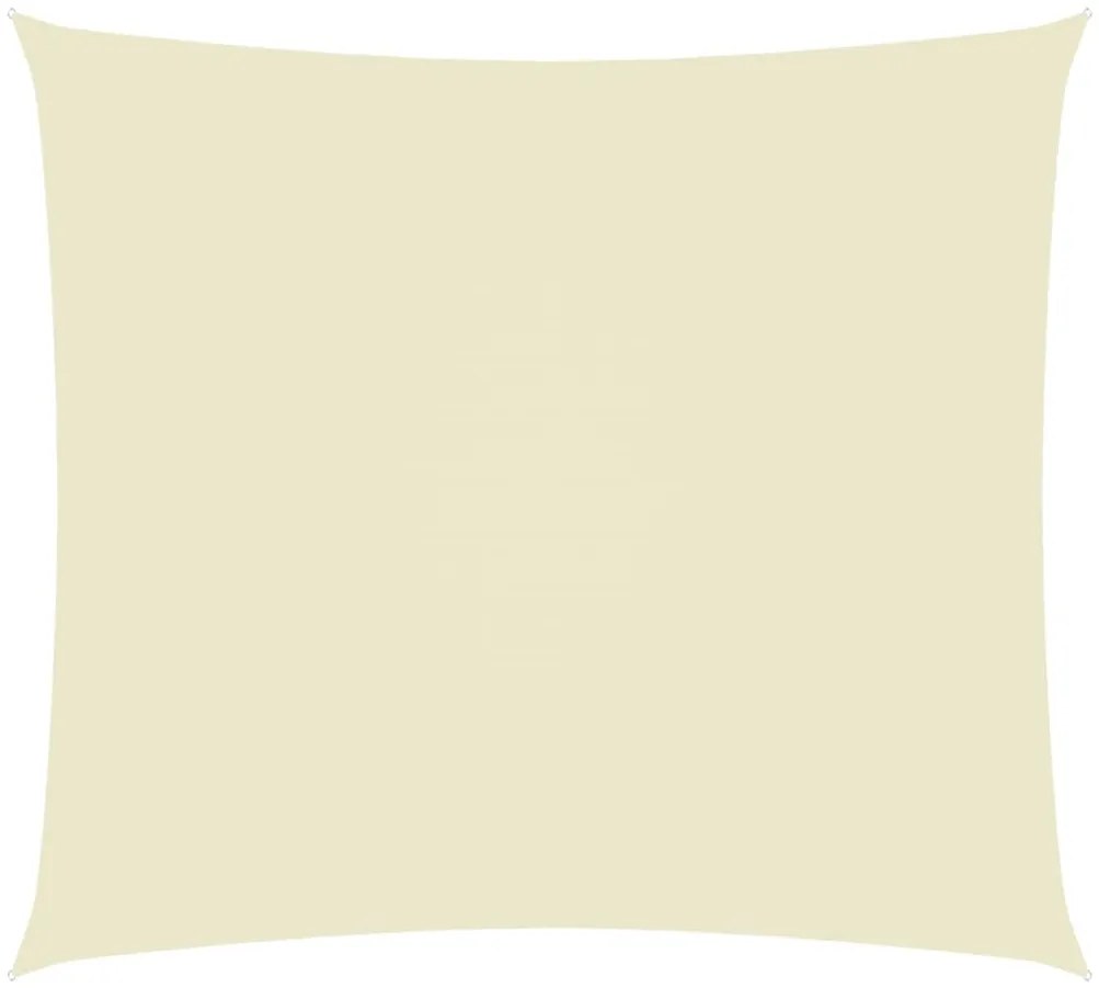 vidaXL Tieniaca plachta, oxford, obdĺžniková 2x3 m, krémová