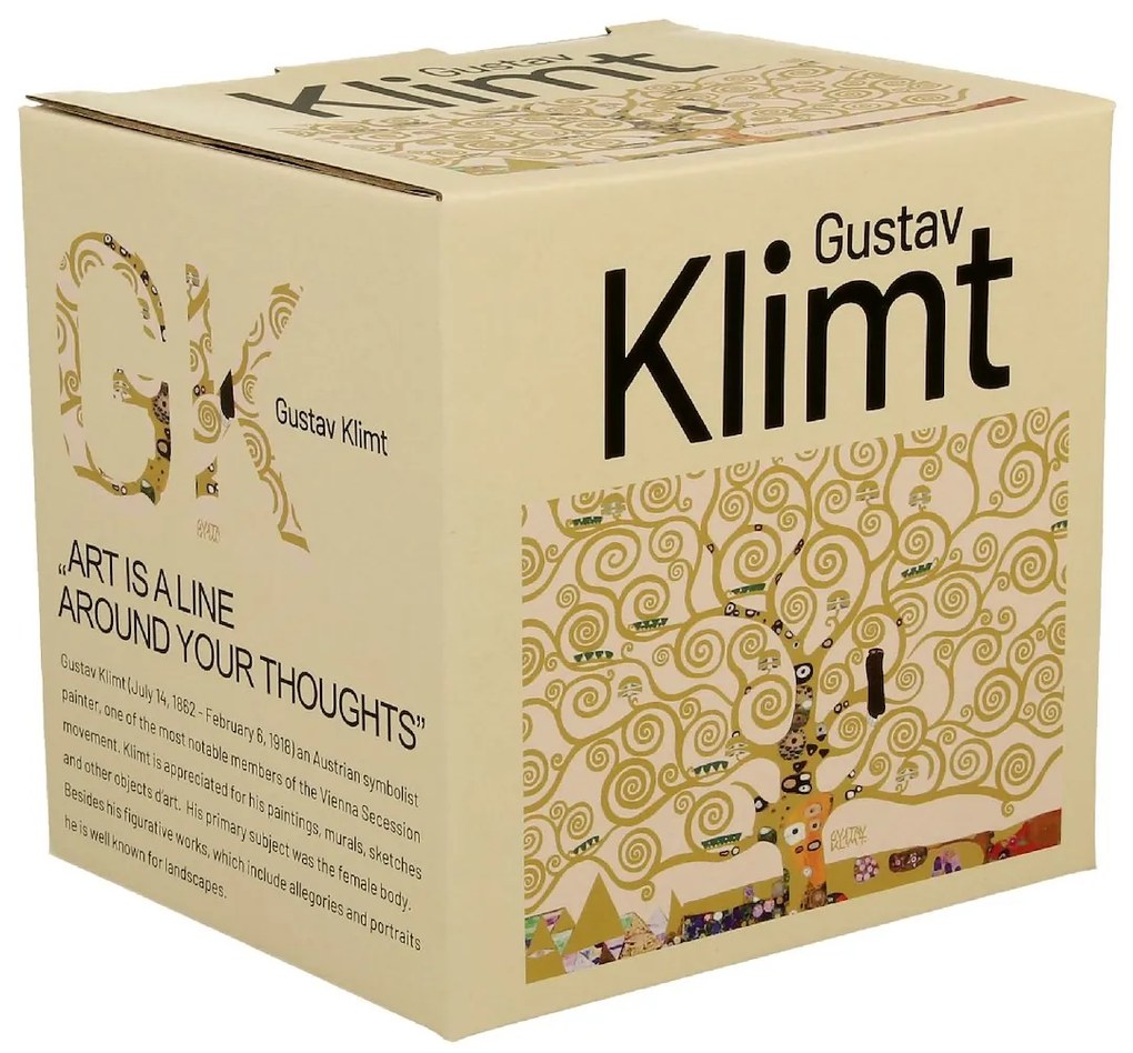 Duo Čajová súprava Klimt Ecru Tree Of Life 430 ml