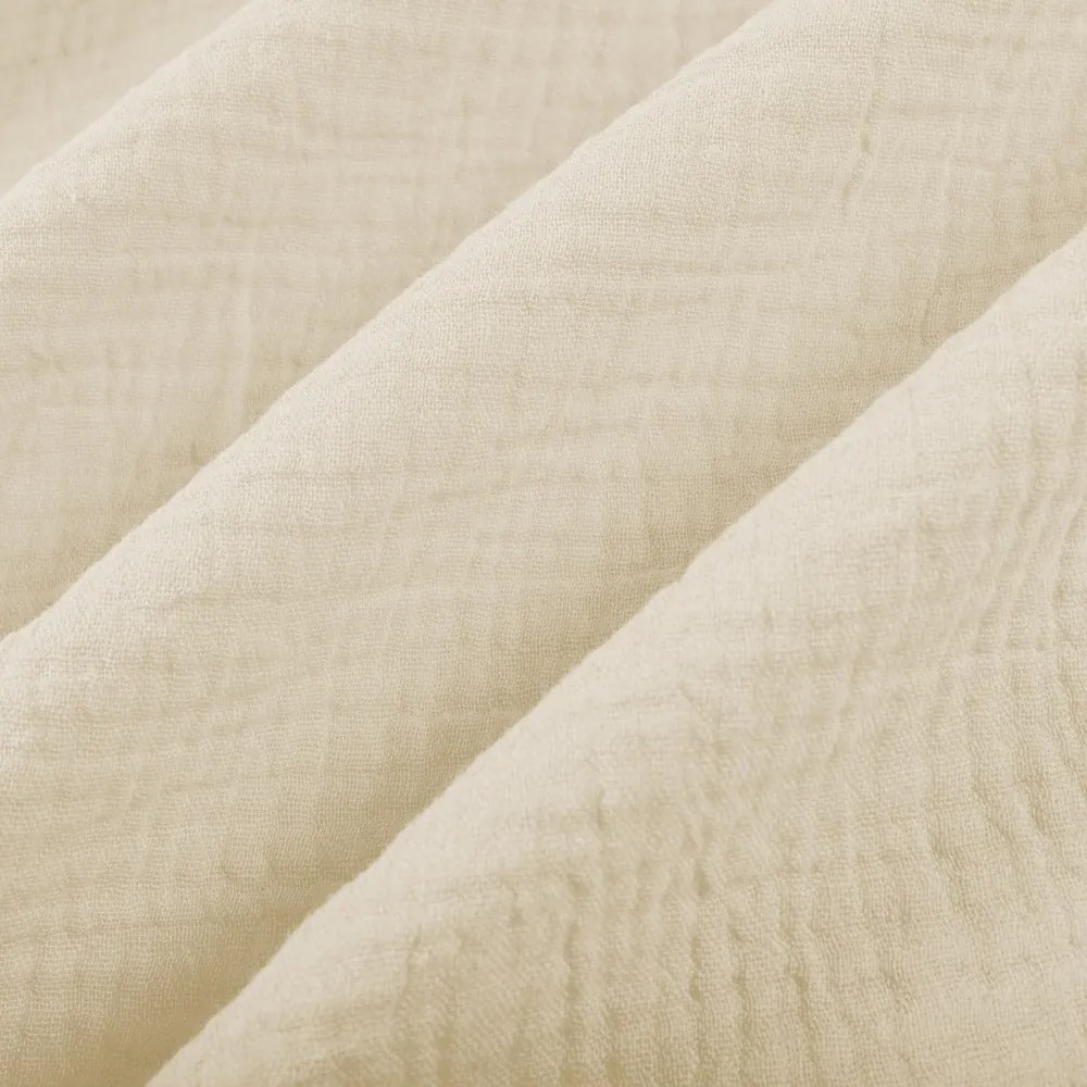 Biante Mušelínová obliečka na vankúš MSN-080 Krémová 35 x 45 cm