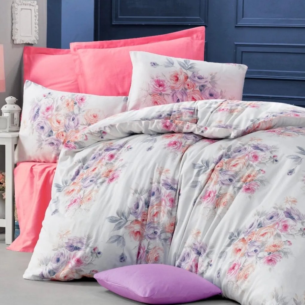 Obliečky bavlnený satén Isabella 200x140cm+90x70cm TiaHome