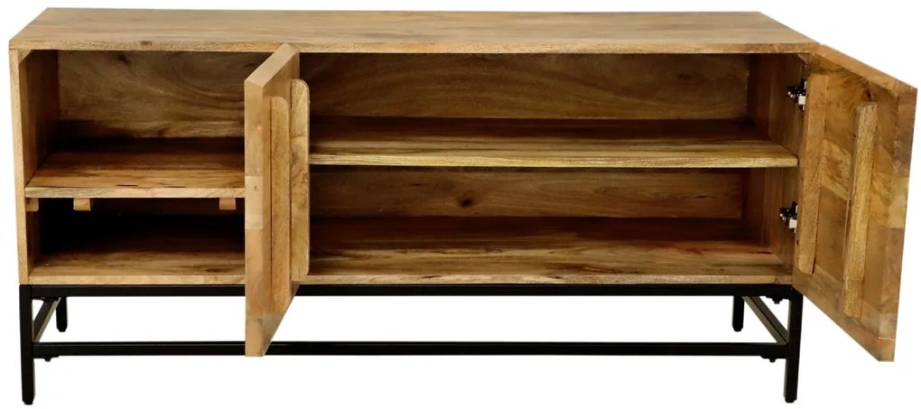 furniture-nabytek.cz - Stolek pod tv z masivu mango 130x60x45