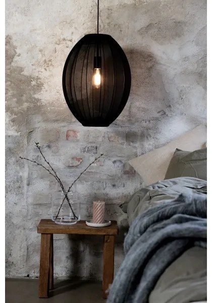 Markslöjd 108795 - Luster na lanku FLORENCE 1xE27/40W/230V čierna