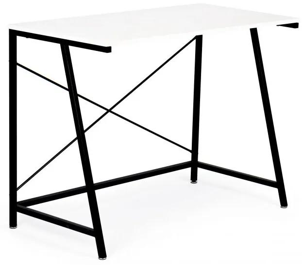 ModernHome Počítačový stôl - biely, ZIS-08C WHITE