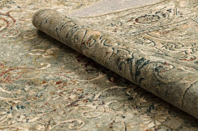 Koberec OMEGA LUMIER Ornament Vintage, zelený