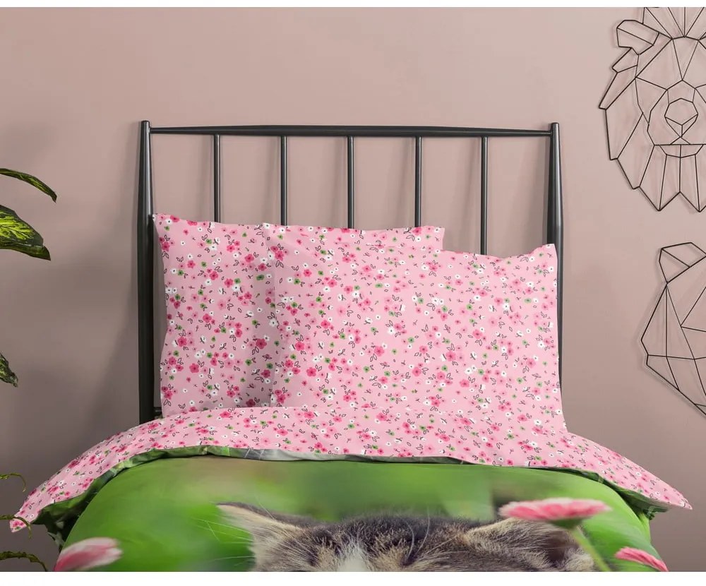 Bavlnené detské obliečky na jednolôžko 140x200 cm – Good Morning