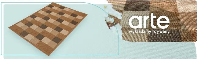 Koberec Adana Chess Beige