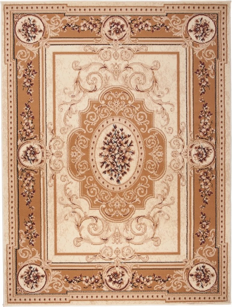 TA Koberec F744A KRÉMOVÝ ATLAS PP Rozmer: 70x130 cm