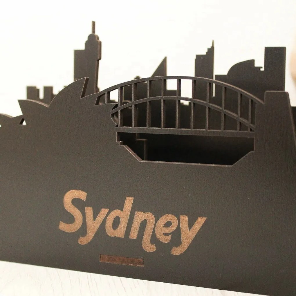 Drevený stojan na kancelárske potreby - Sydney | DUBLEZ
