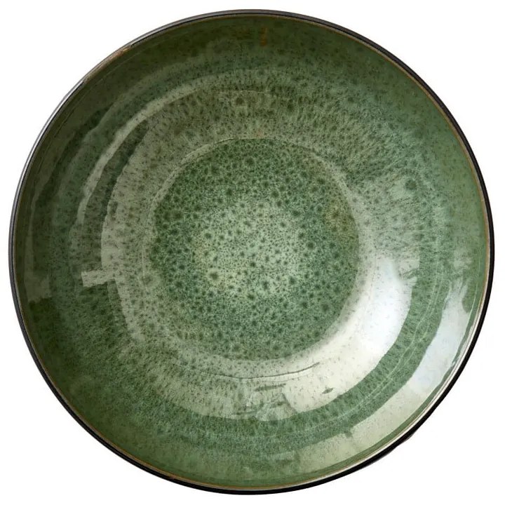 Zelená/čierna misa z kameniny ø 30 cm Gastro Green/Black – Bitz