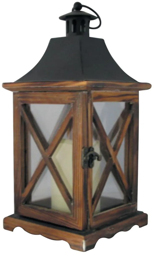Lampáš MagicHome LW8834, LED, drevo ( 3 x AAA, 16 x 16 x 35 cm,)