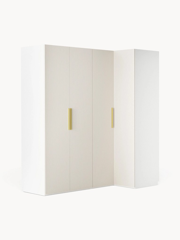 Modulárna rohová šatníková skriňa Simone, Š 215 cm, rôzne veľkosti