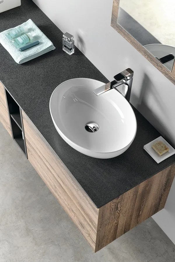 Sapho Sapho, TREOS umývadlová skrinka 75x53x50,5cm, dub Collingwood (TS073), TS070-1919
