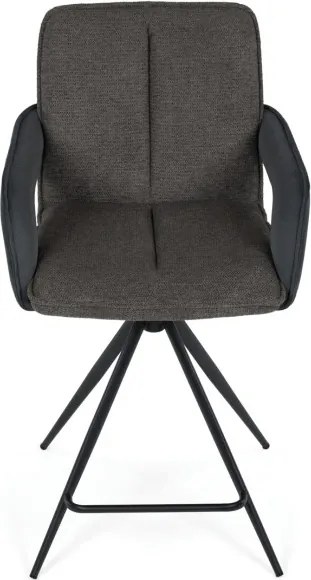 Barová stolička otočná 180° AUB-F1146 GREY2 sivá