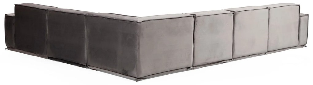 Veľká rohová pohovka Melva s veľkorysými rozmermi 388 x 300 cm pravá