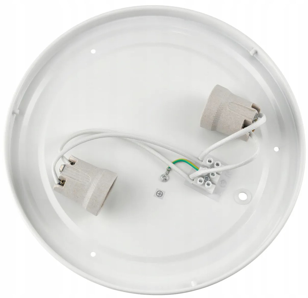 BERGE Prisadený LED stropný panel 2x E27 pre okrúhlu žiarovku