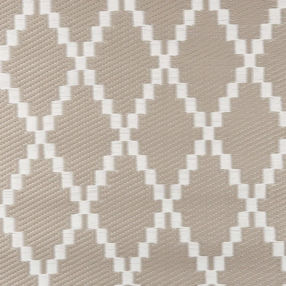 Butlers COLOUR CLASH Vonkajší koberec kosoštvorce 150 x 90 cm - prírodná