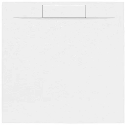 Sprchová vanička štvorcová SAT Fusion 90x90 cm liaty mramor Blanco SATFU9090BL