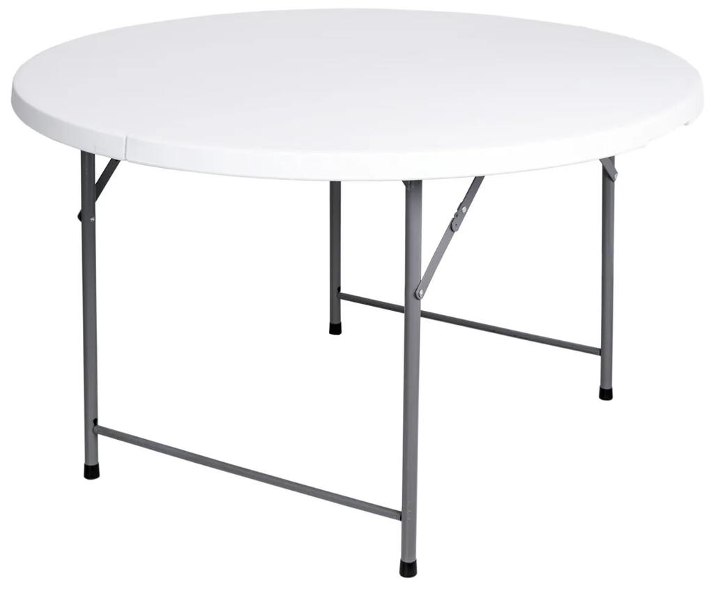 Cateringový kulatý stůl BRISTOL 120 cm bílý