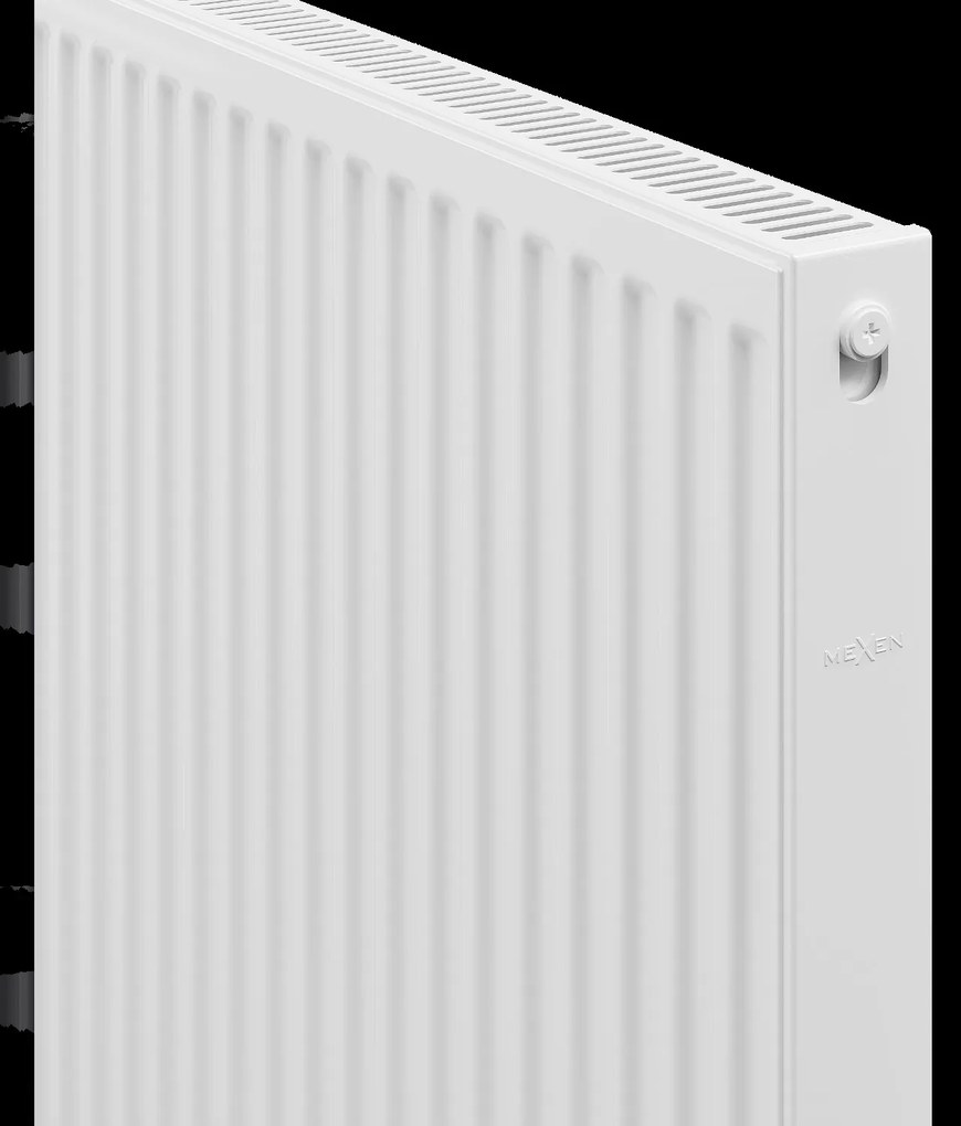 Mexen, Panelový radiátor Mexen C21 400 x 1000 mm, bočné pripojenie, 926 W, biely - W421-040-100-00